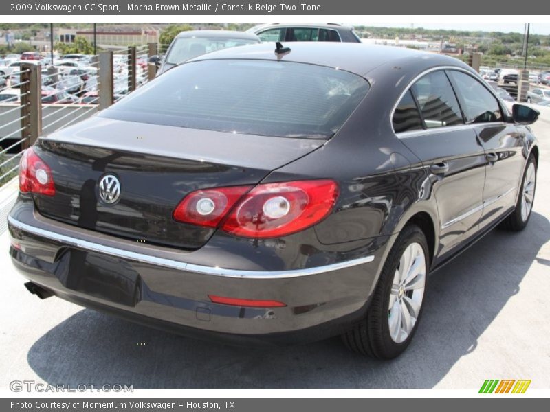 Mocha Brown Metallic / Cornsilk Beige Two-Tone 2009 Volkswagen CC Sport