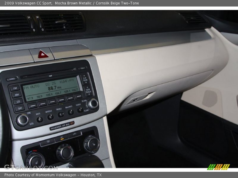 Mocha Brown Metallic / Cornsilk Beige Two-Tone 2009 Volkswagen CC Sport
