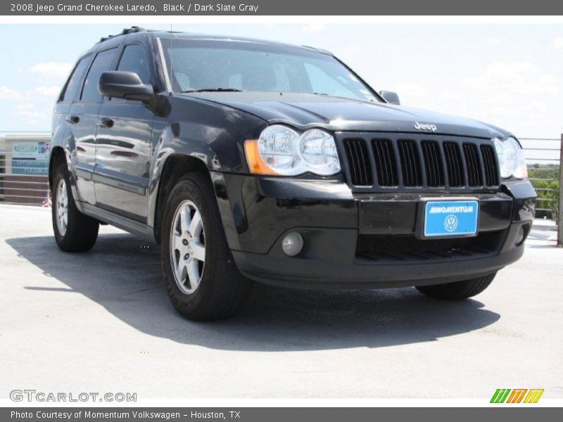 Black / Dark Slate Gray 2008 Jeep Grand Cherokee Laredo