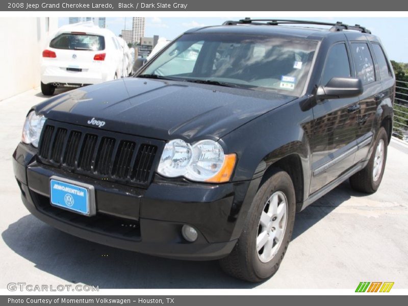 Black / Dark Slate Gray 2008 Jeep Grand Cherokee Laredo