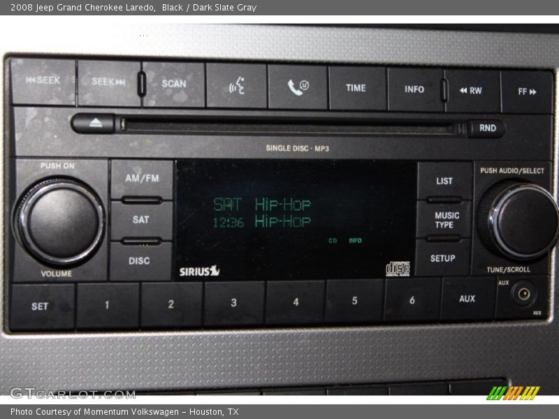 Black / Dark Slate Gray 2008 Jeep Grand Cherokee Laredo