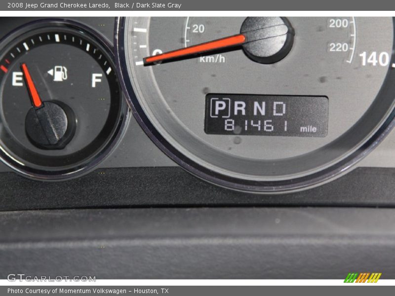 Black / Dark Slate Gray 2008 Jeep Grand Cherokee Laredo