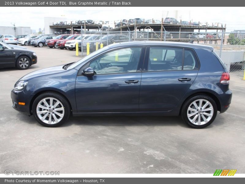 Blue Graphite Metallic / Titan Black 2013 Volkswagen Golf 4 Door TDI