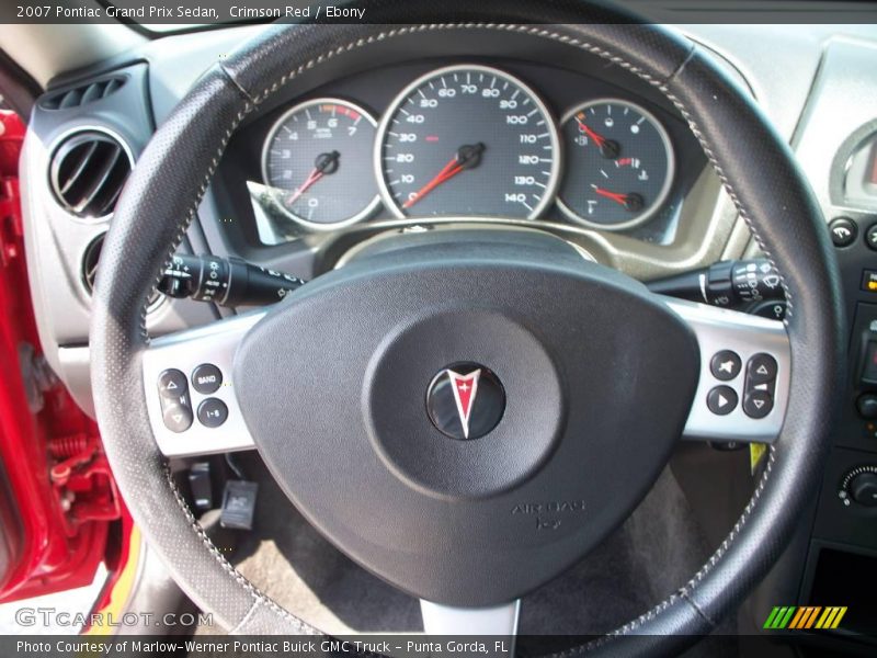 Crimson Red / Ebony 2007 Pontiac Grand Prix Sedan