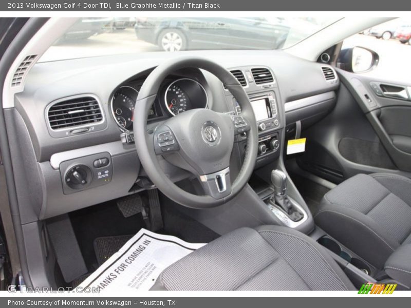 Blue Graphite Metallic / Titan Black 2013 Volkswagen Golf 4 Door TDI