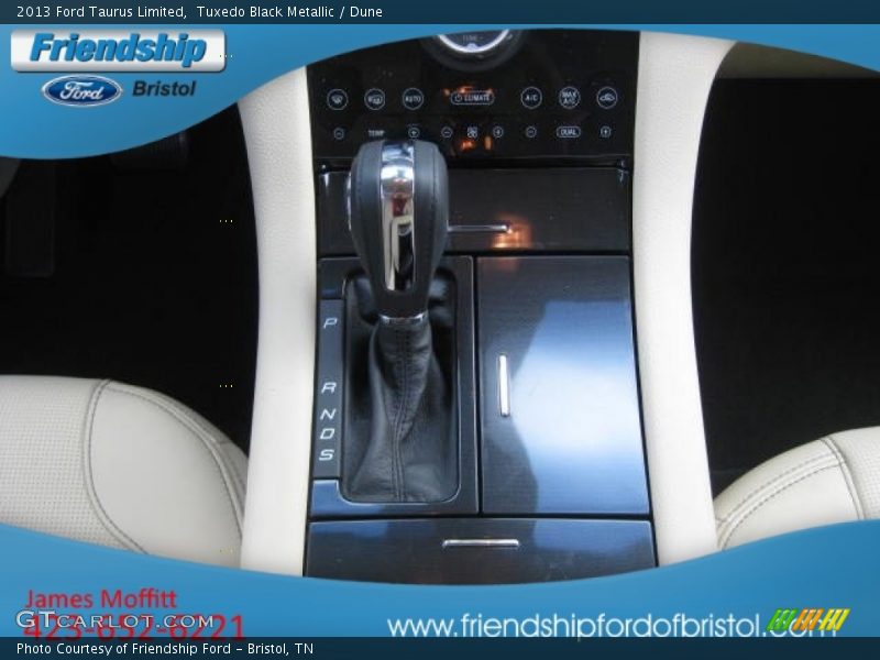 Tuxedo Black Metallic / Dune 2013 Ford Taurus Limited