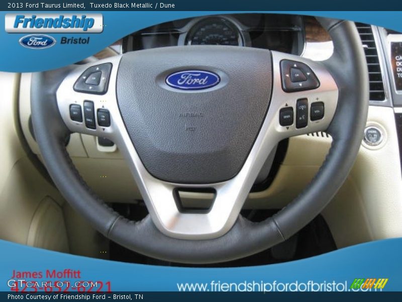 Tuxedo Black Metallic / Dune 2013 Ford Taurus Limited