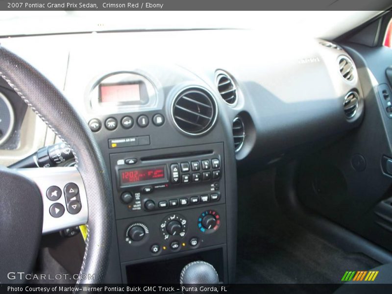Crimson Red / Ebony 2007 Pontiac Grand Prix Sedan