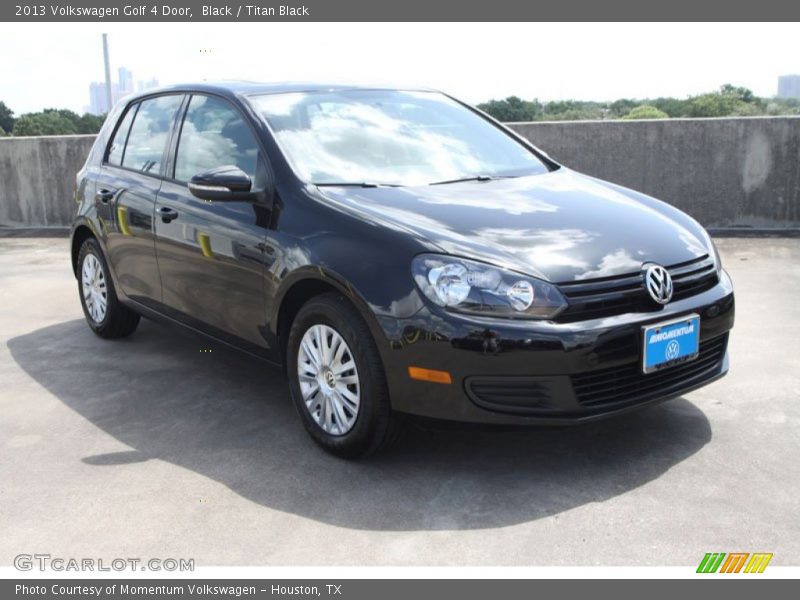 Black / Titan Black 2013 Volkswagen Golf 4 Door