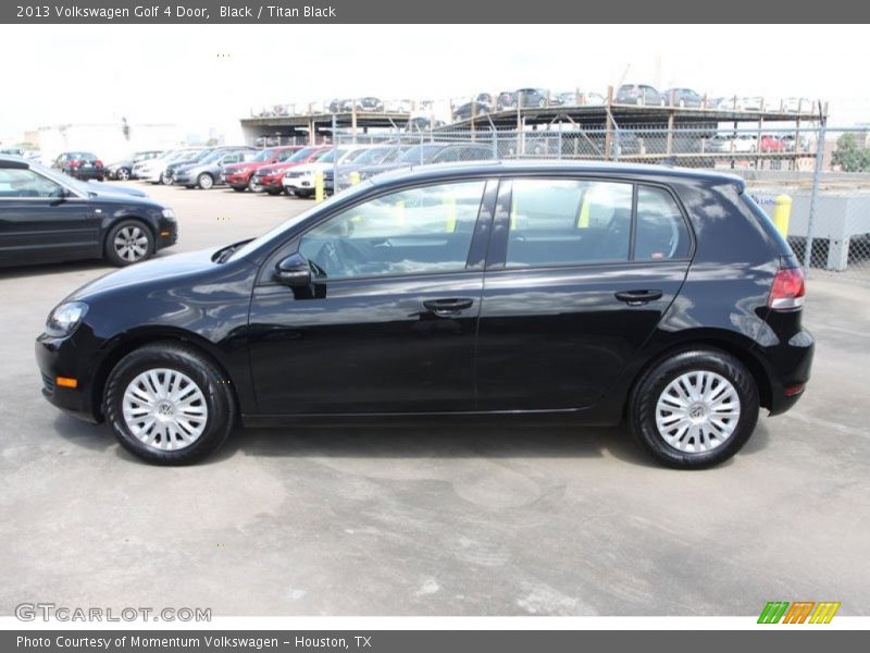 Black / Titan Black 2013 Volkswagen Golf 4 Door