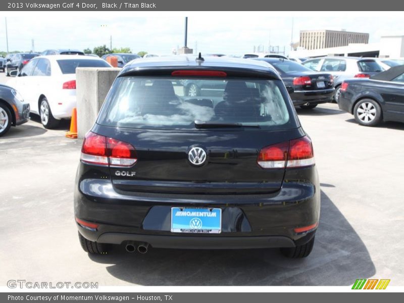 Black / Titan Black 2013 Volkswagen Golf 4 Door