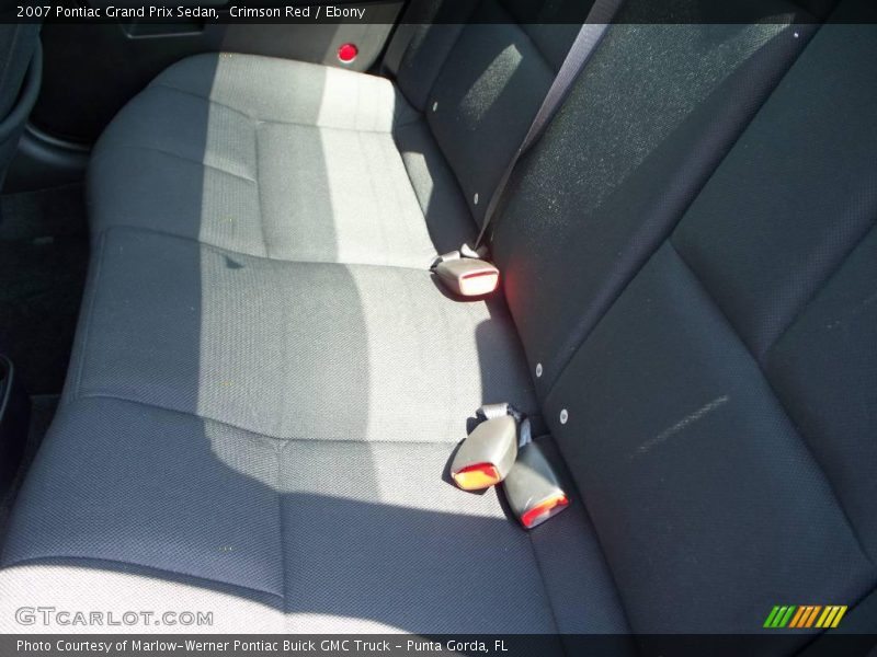 Crimson Red / Ebony 2007 Pontiac Grand Prix Sedan