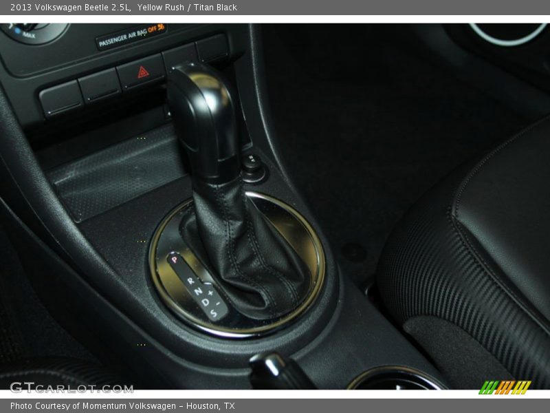 Yellow Rush / Titan Black 2013 Volkswagen Beetle 2.5L