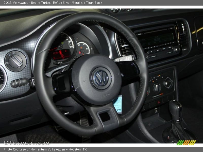 Reflex Silver Metallic / Titan Black 2013 Volkswagen Beetle Turbo