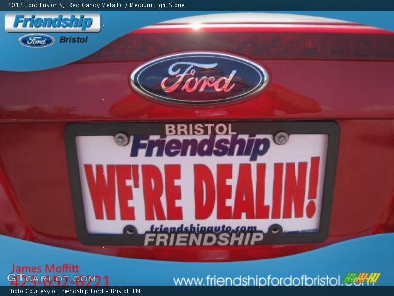 Red Candy Metallic / Medium Light Stone 2012 Ford Fusion S