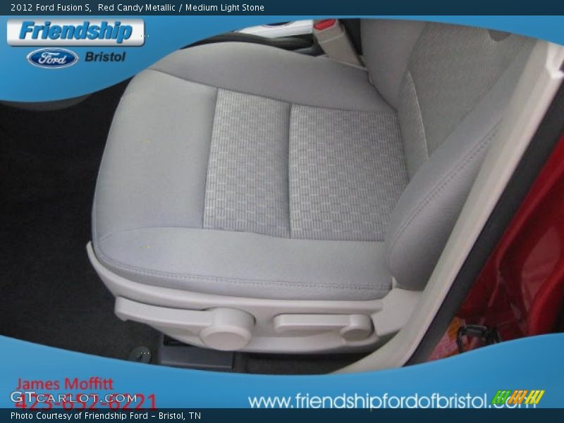 Red Candy Metallic / Medium Light Stone 2012 Ford Fusion S