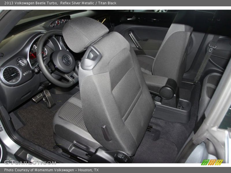 Reflex Silver Metallic / Titan Black 2013 Volkswagen Beetle Turbo