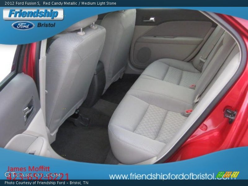 Red Candy Metallic / Medium Light Stone 2012 Ford Fusion S