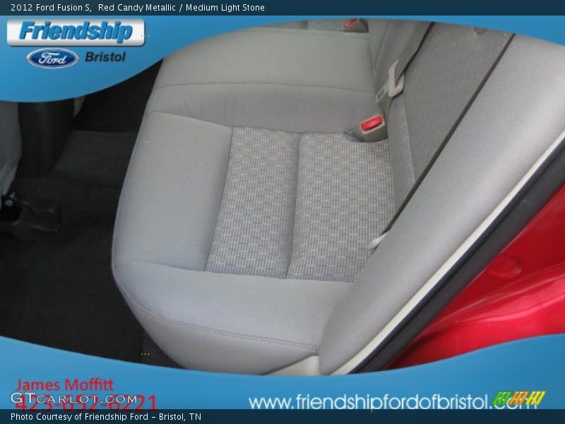 Red Candy Metallic / Medium Light Stone 2012 Ford Fusion S