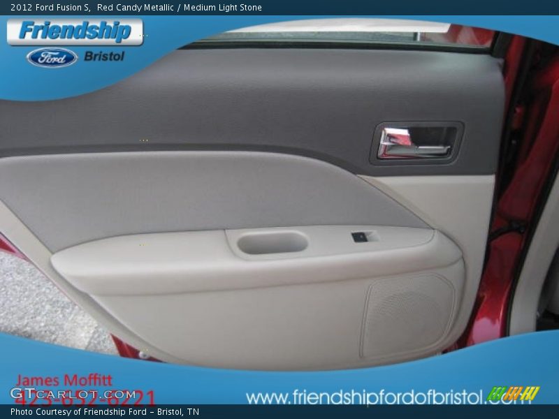 Red Candy Metallic / Medium Light Stone 2012 Ford Fusion S
