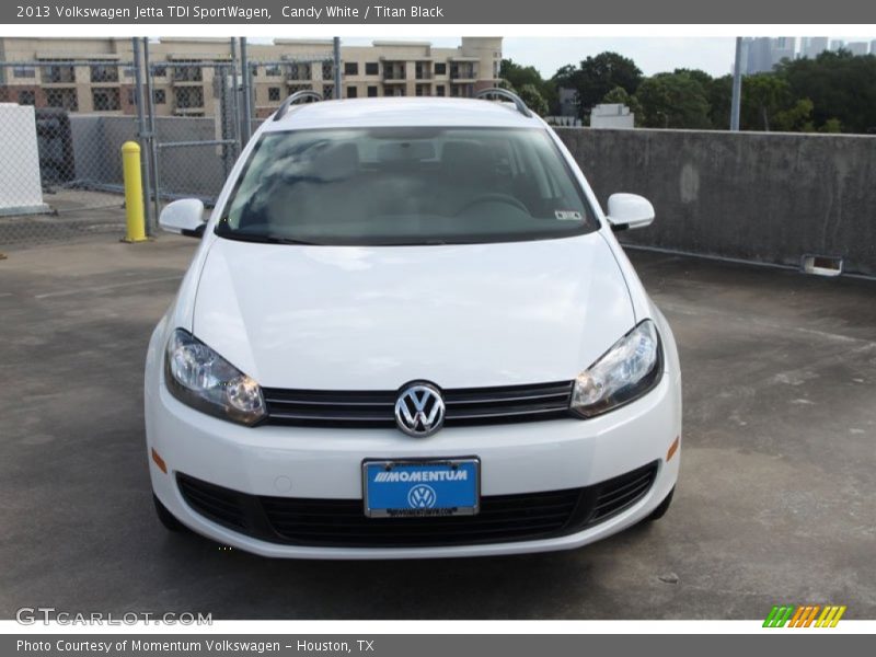 Candy White / Titan Black 2013 Volkswagen Jetta TDI SportWagen