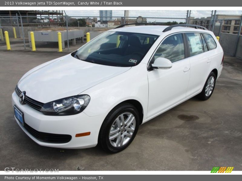 Candy White / Titan Black 2013 Volkswagen Jetta TDI SportWagen