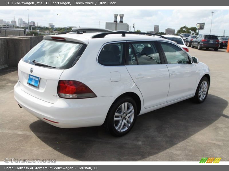 Candy White / Titan Black 2013 Volkswagen Jetta TDI SportWagen