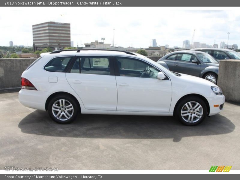 Candy White / Titan Black 2013 Volkswagen Jetta TDI SportWagen