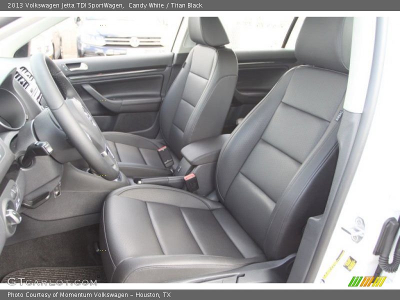 Candy White / Titan Black 2013 Volkswagen Jetta TDI SportWagen