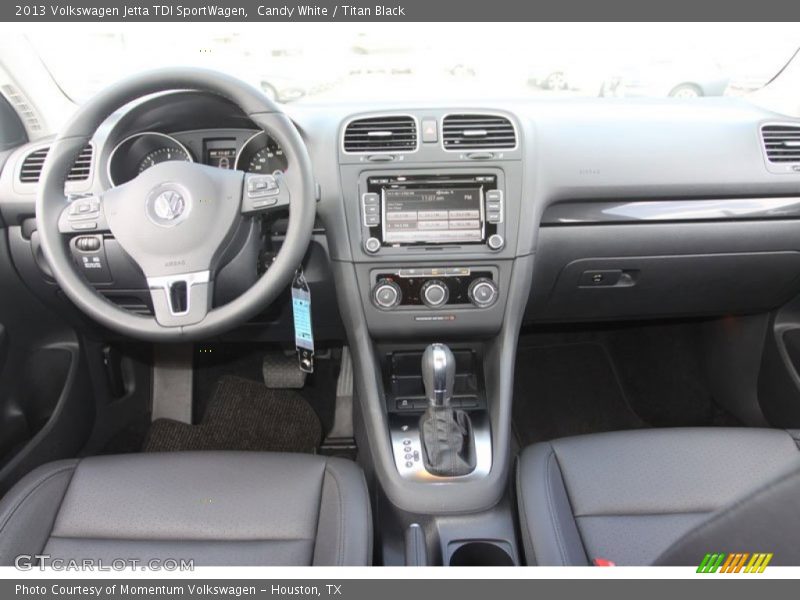 Candy White / Titan Black 2013 Volkswagen Jetta TDI SportWagen