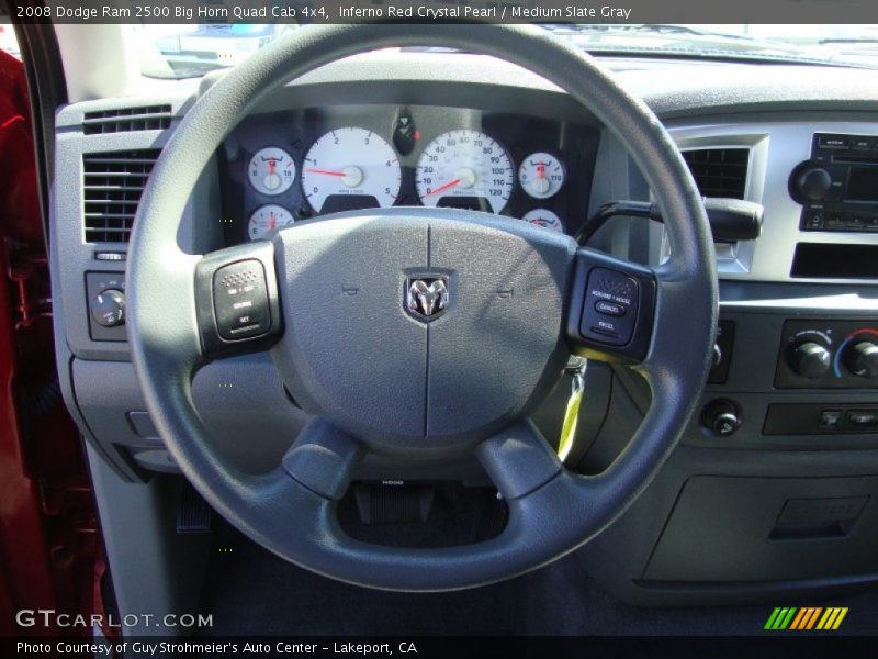  2008 Ram 2500 Big Horn Quad Cab 4x4 Steering Wheel