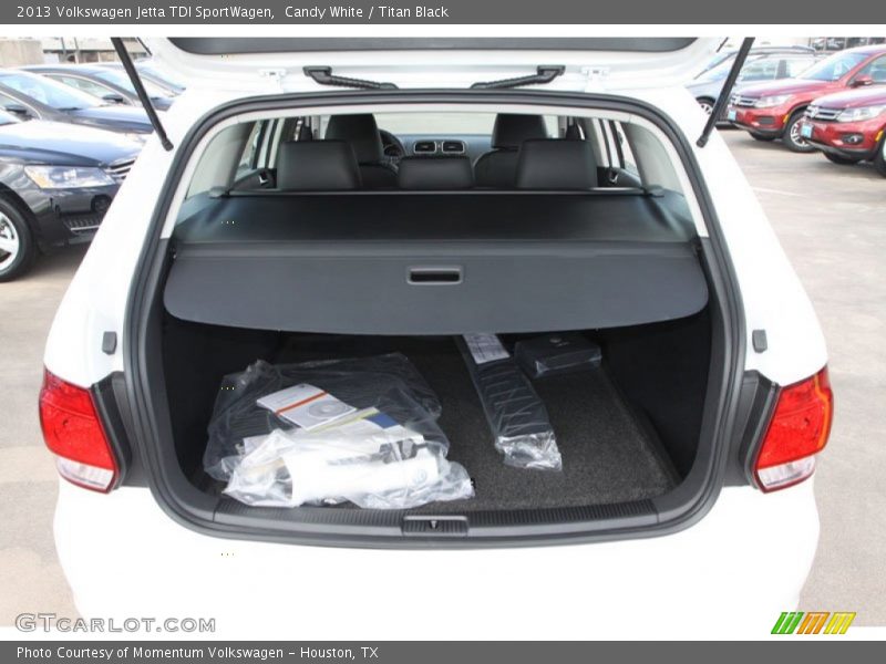 Candy White / Titan Black 2013 Volkswagen Jetta TDI SportWagen