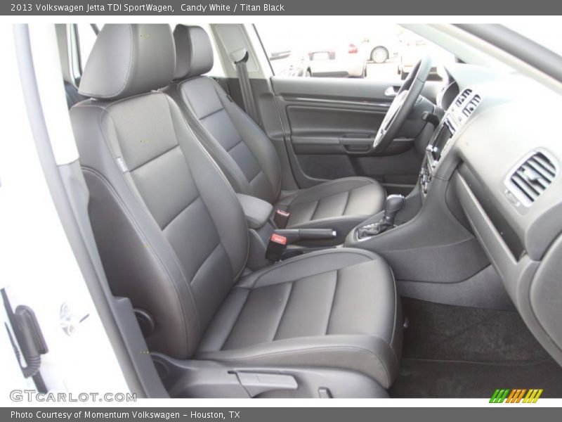 Candy White / Titan Black 2013 Volkswagen Jetta TDI SportWagen