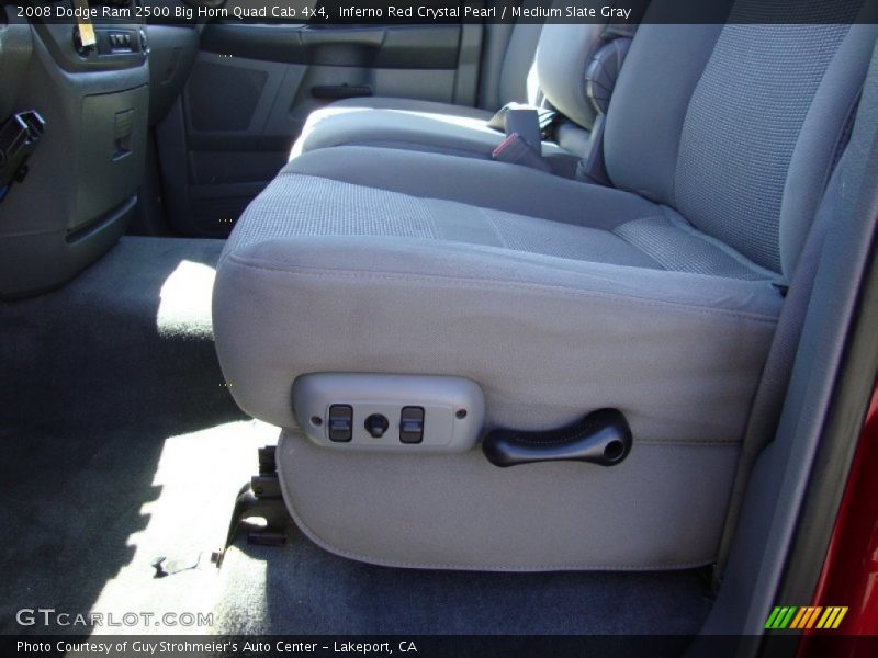 Inferno Red Crystal Pearl / Medium Slate Gray 2008 Dodge Ram 2500 Big Horn Quad Cab 4x4