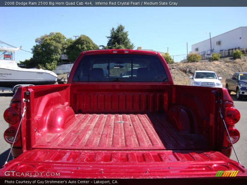 Inferno Red Crystal Pearl / Medium Slate Gray 2008 Dodge Ram 2500 Big Horn Quad Cab 4x4