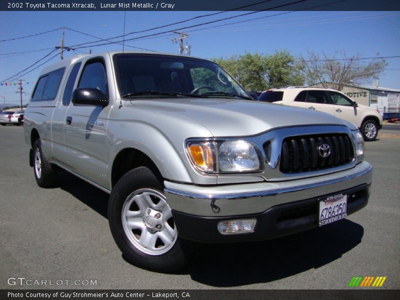 Lunar Mist Metallic / Gray 2002 Toyota Tacoma Xtracab