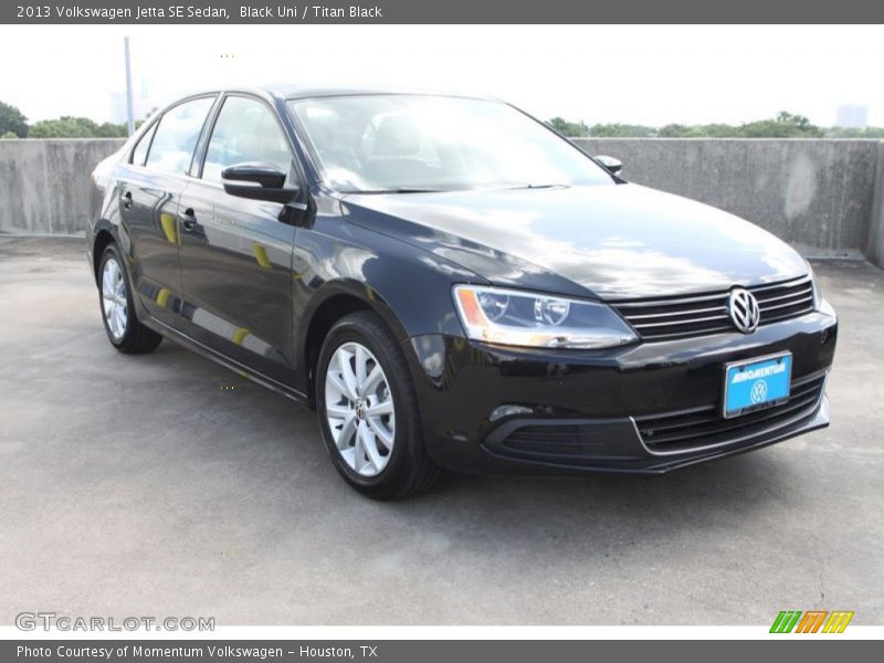Black Uni / Titan Black 2013 Volkswagen Jetta SE Sedan