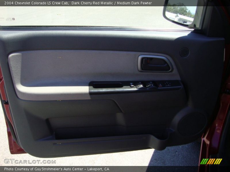 Dark Cherry Red Metallic / Medium Dark Pewter 2004 Chevrolet Colorado LS Crew Cab