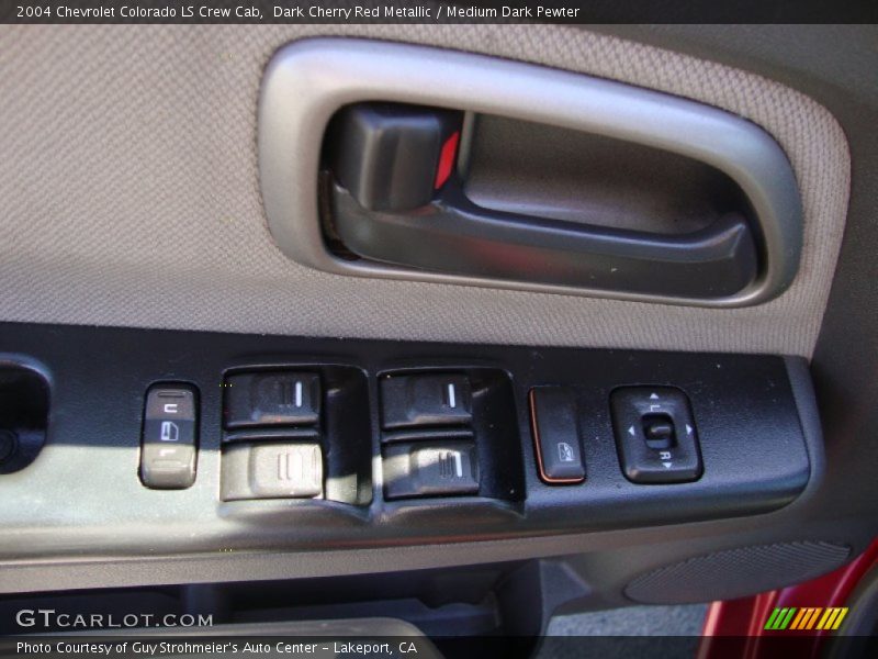 Dark Cherry Red Metallic / Medium Dark Pewter 2004 Chevrolet Colorado LS Crew Cab