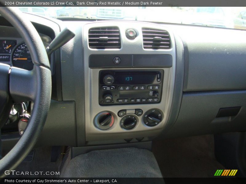 Dark Cherry Red Metallic / Medium Dark Pewter 2004 Chevrolet Colorado LS Crew Cab