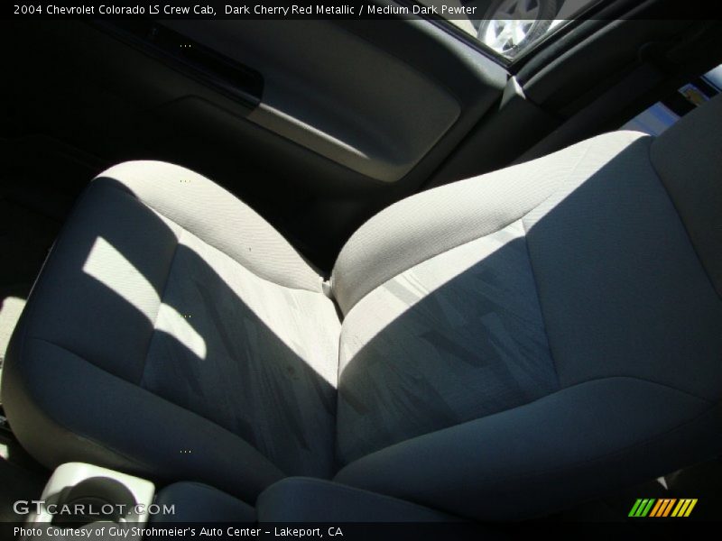 Dark Cherry Red Metallic / Medium Dark Pewter 2004 Chevrolet Colorado LS Crew Cab