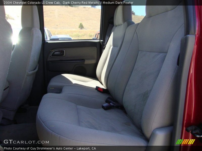 Dark Cherry Red Metallic / Medium Dark Pewter 2004 Chevrolet Colorado LS Crew Cab