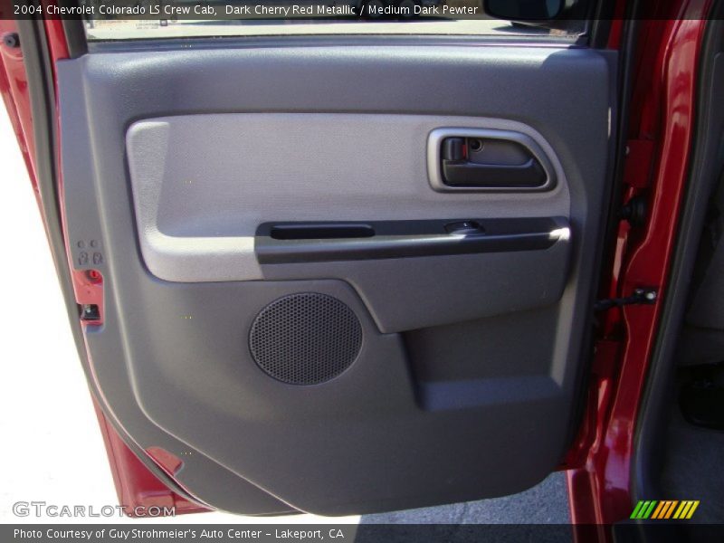 Dark Cherry Red Metallic / Medium Dark Pewter 2004 Chevrolet Colorado LS Crew Cab