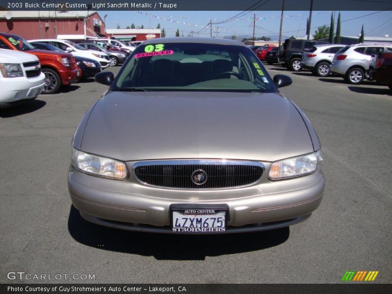 Light Sandrift Metallic / Taupe 2003 Buick Century Custom