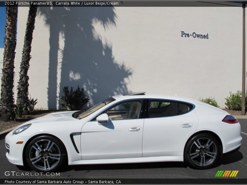  2012 Panamera S Carrara White