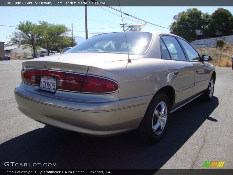 Light Sandrift Metallic / Taupe 2003 Buick Century Custom