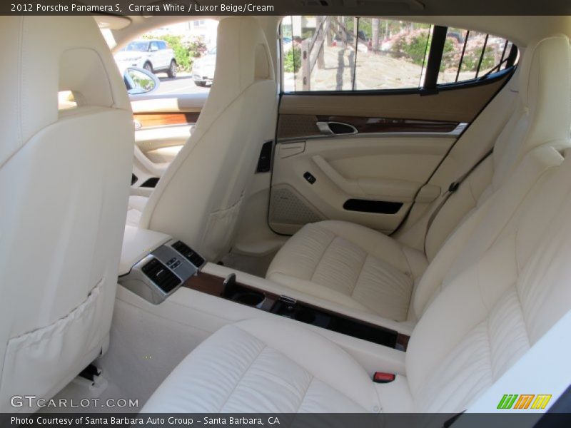 Rear Seat of 2012 Panamera S