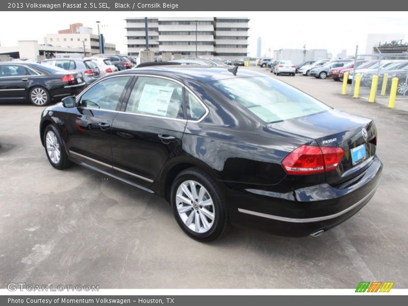 Black / Cornsilk Beige 2013 Volkswagen Passat 2.5L SEL