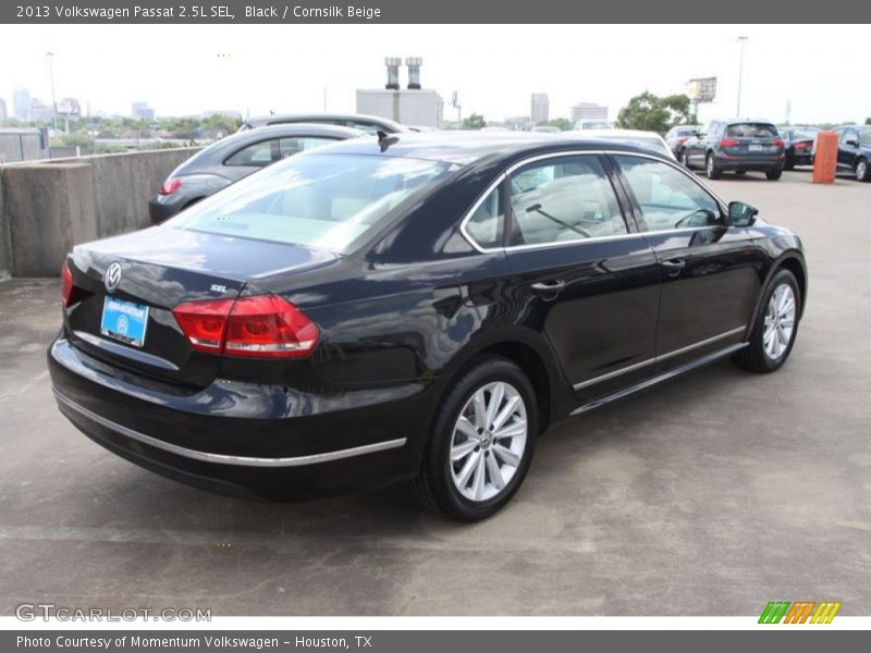 Black / Cornsilk Beige 2013 Volkswagen Passat 2.5L SEL