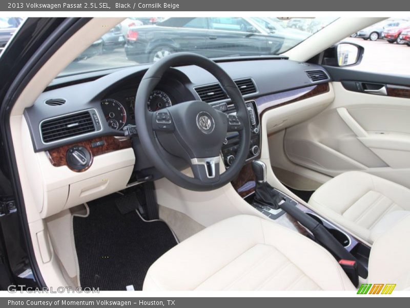 Cornsilk Beige Interior - 2013 Passat 2.5L SEL 
